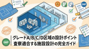 グレードA／B／C／D区域の設計ポイント│査察適合する施設設計の完全ガイド 1