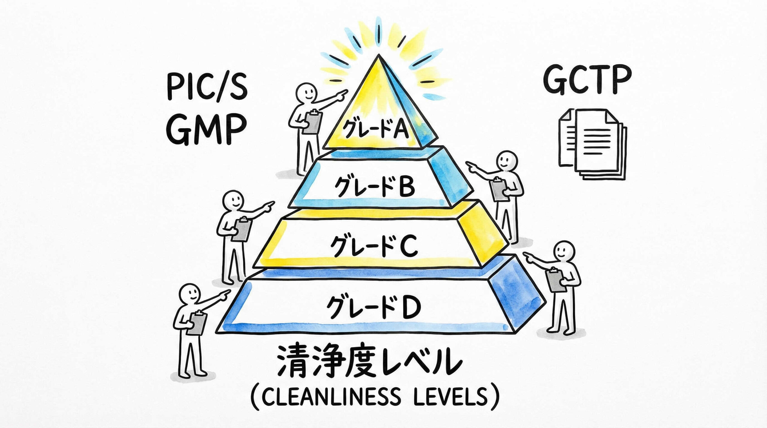 再生医療におけるグレードA/B/C/D区域の定義と設計基準